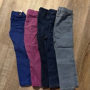 Girls 4T Jeggings/Jeans Lot